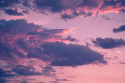 Purple Sunset Clouds